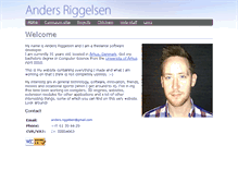 Tablet Screenshot of andersriggelsen.dk